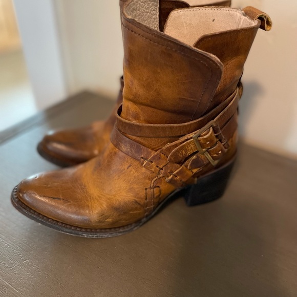 Freebird by Steven Shoes - FREEBIRD by Steven Distressed Brown Leather Boots!